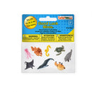mini-figuren Good Luck zeedieren 2 cm rubber 8 stuks