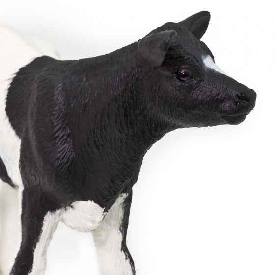 boerderijdier Holstein-koe kalf 8,5 cm wit/zwart