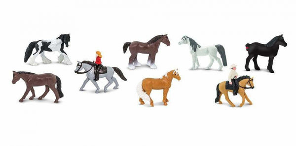speelset Horses & riders Toob junior 10-delig