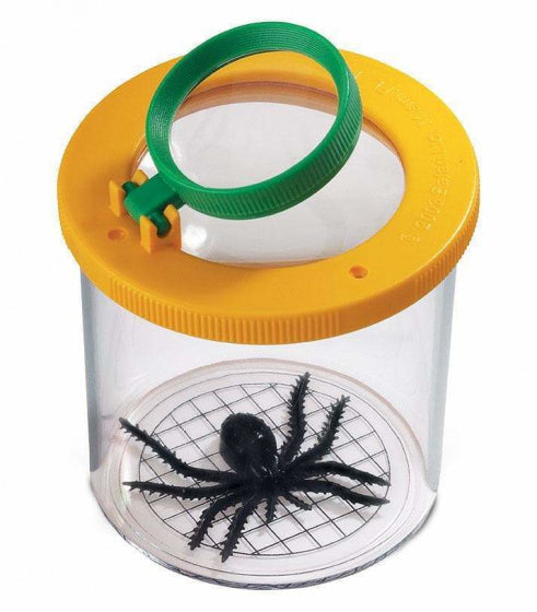 insectenpot junior 6,5 cm geel/transparant 2-delig