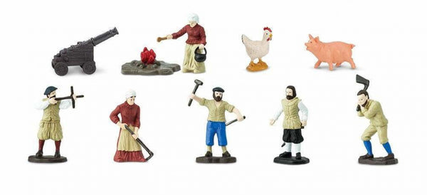 speelset Jamestown settlers Toob junior 10 stuks