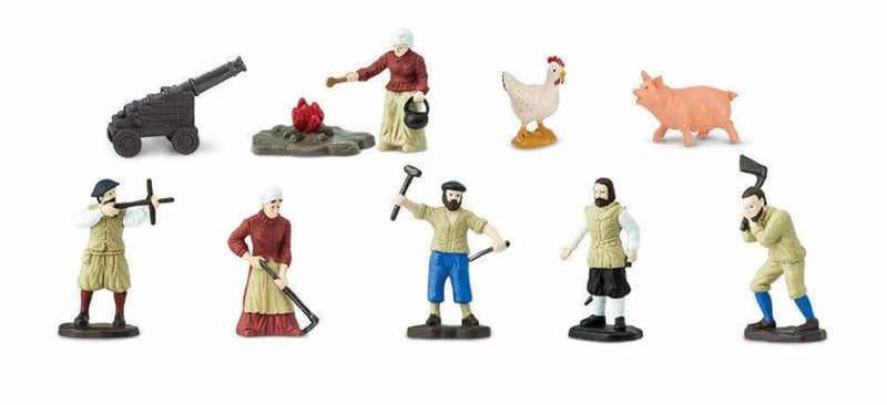 speelset Jamestown settlers Toob junior 10 stuks