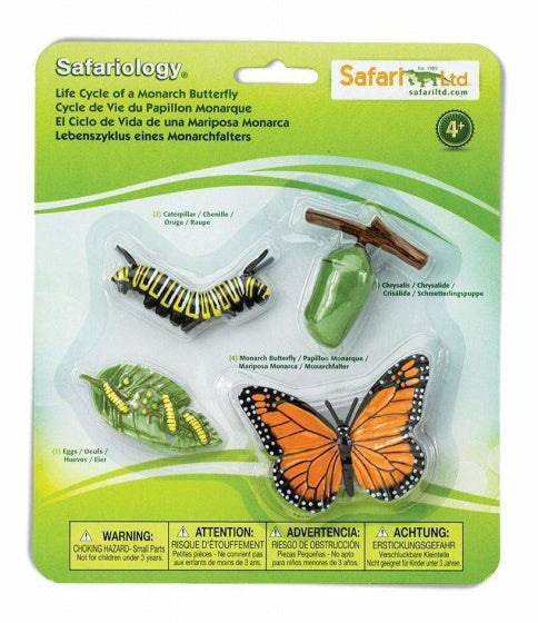 speelset Levenscyclus monarchvlinder junior 4-delig