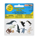 mini-figuren Good Luck Noordpool rubber 2 cm 8-delig