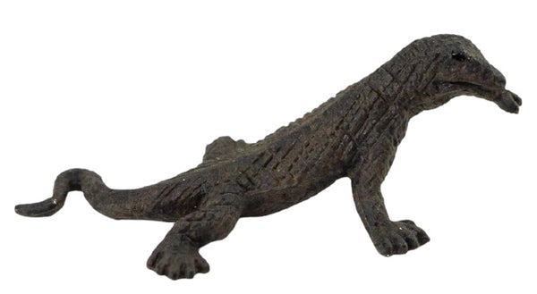 mini-figuren Komodovaranen 2,5 cm rubber zwart 192 stuks