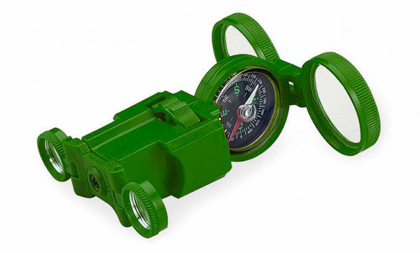 multifunctioneel kompas junior 9 x 5 cm groen