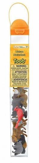 speelset Nature Toob junior bruin/grijs/rood 12-delig