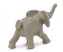 wilde dieren Afrikaanse olifant kalf junior 3,5 cm grijs