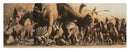 poster Dinosaurus Panorama 91,5 x 32 cm papier