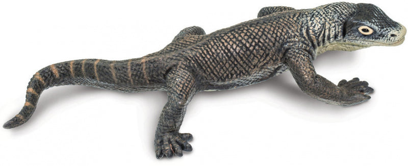 speeldier komodovaraan junior 14 cm grijs