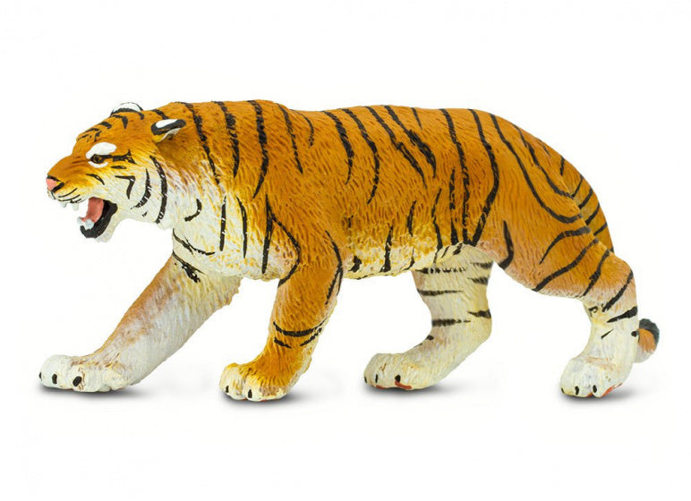 speeldier Bengaalse tijger junior 15 cm oranje/zwart