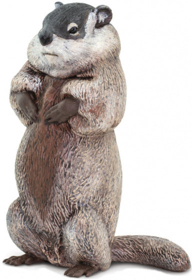 speeldier bosmarmot junior 11,3 cm grijs