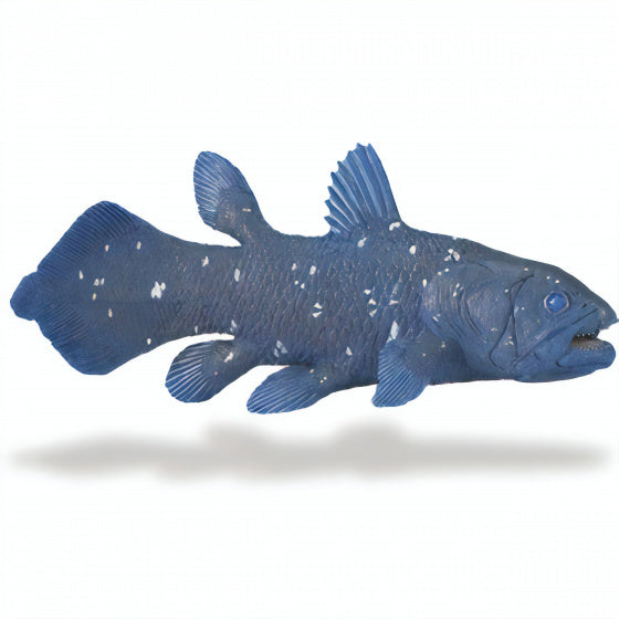 speeldier coelacanth junior 14,6 x 7,6 cm blauw