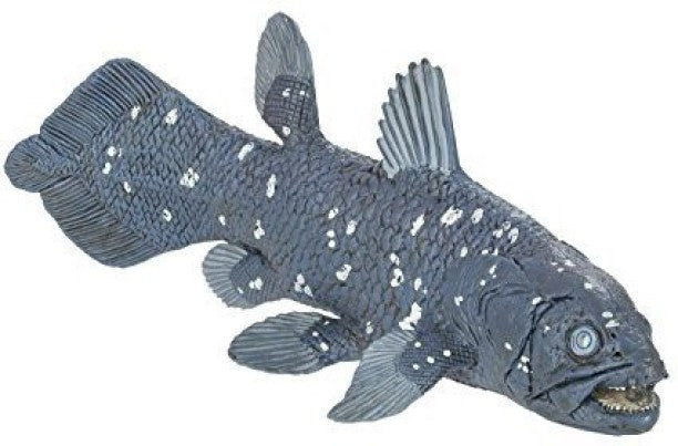 speeldier coelacanth junior 14,6 x 7,6 cm blauw