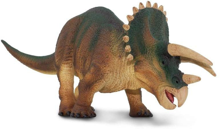 speeldier dinosaurus triceratops junior 20,5 cm bruin