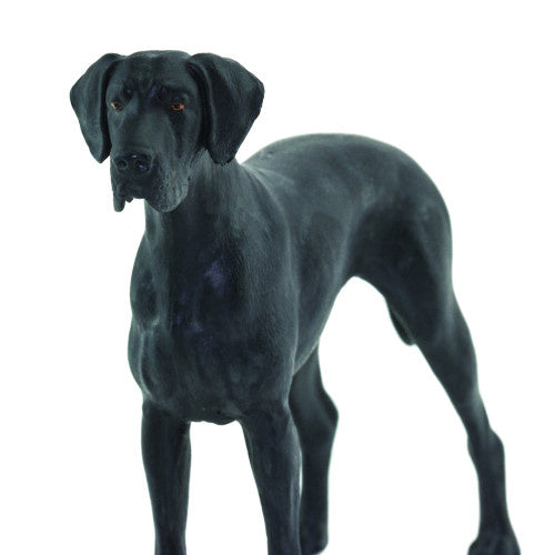 speeldier Duitse dog junior 12 cm zwart