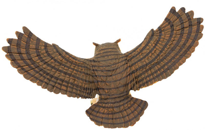 speeldier grote dwergooruil bruin/geel