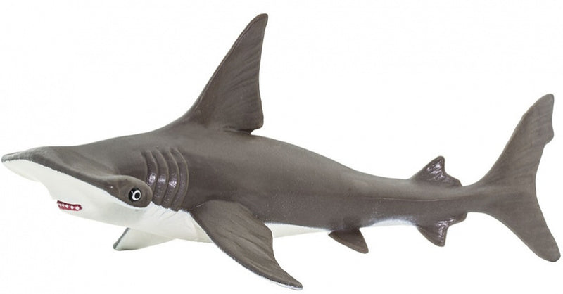 speeldier hamerhaai 18 cm grijs/wit