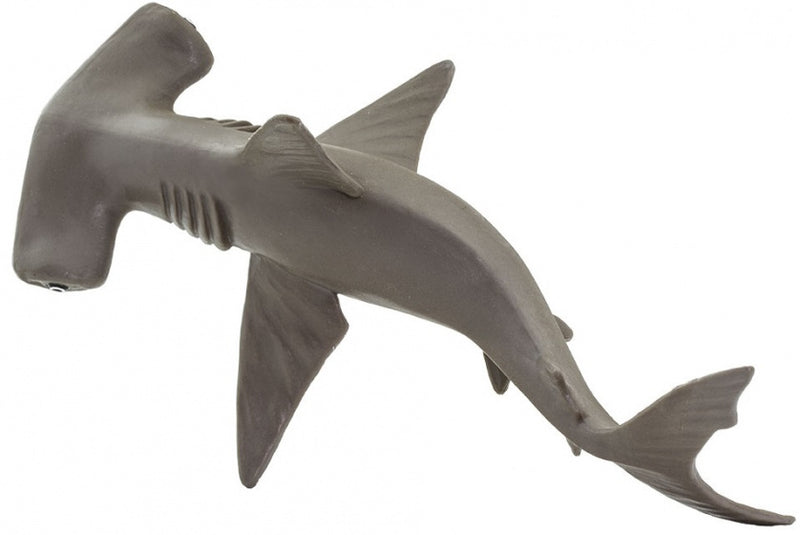 speeldier hamerhaai 18 cm grijs/wit