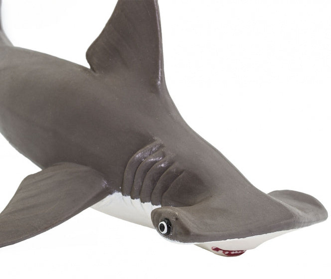 speeldier hamerhaai 18 cm grijs/wit