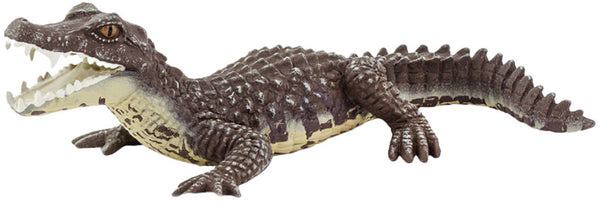 speeldier kaaiman junior 12 cm bruin/geel