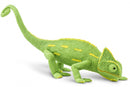 speeldier kameleon 17 cm groen