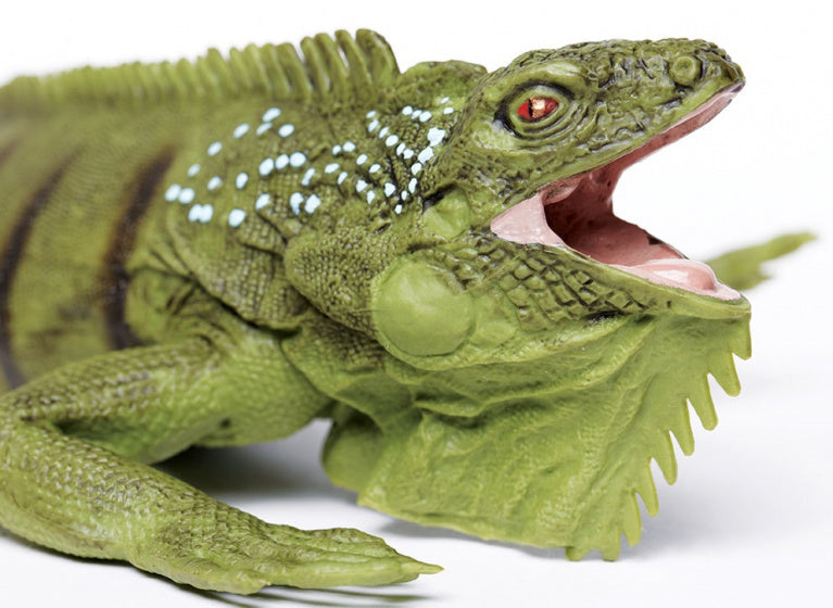 speeldier leguaan 28 cm groen