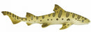 speeldier luipaardhaai junior 14 x 3 cm groen/geel