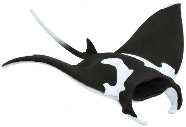 speeldier manta rey rog junior 14,5 cm zwart/wit