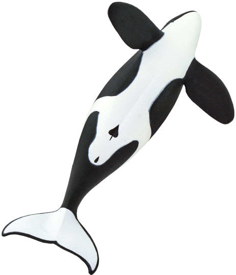 speeldier orka junior 14,7 cm zwart/wit