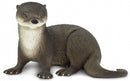 speeldier otter 14 cm bruin/wit