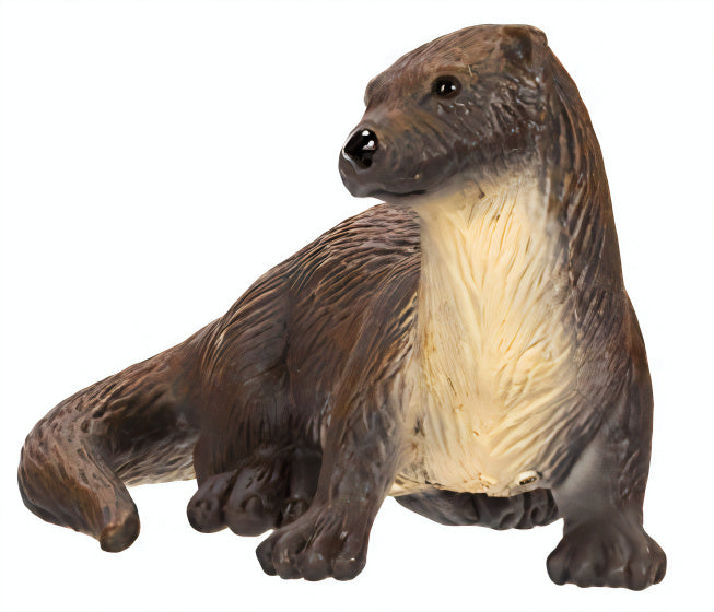 speeldier otter junior 7,5 x 4 cm bruin/donkerbruin
