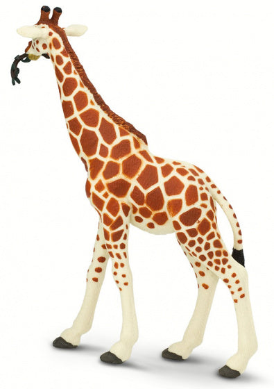 speeldier Somalische giraffe 18 cm bruin/wit