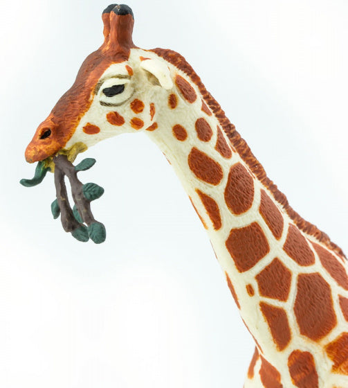 speeldier Somalische giraffe 18 cm bruin/wit