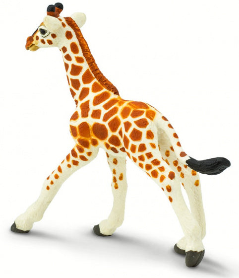 speeldier Somalische giraffekalf 9,5 cm bruin/wit