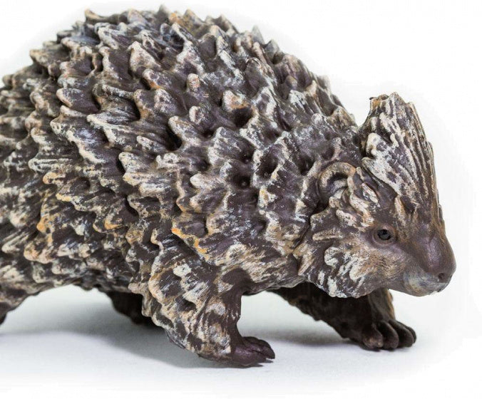 speeldier stekelvarken junior 8,5 cm bruin