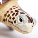 speeldier zeeschildpad 21 cm bruin/geel