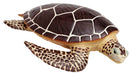speeldier zeeschildpad 21 cm bruin/geel