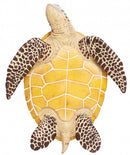 speeldier zeeschildpad 21 cm bruin/geel