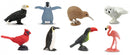 speeldierenset vogels junior multicolor 8-delig