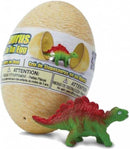 speelfigurenset Baby Dino junior 9 cm groen/bruin 8-delig