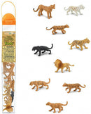 speelfigurenset Big Cats junior 9-delig