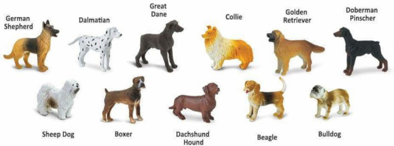 speelfigurenset Dogs junior 11-delig
