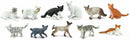speelfigurenset Domestic Cats junior 11-delig