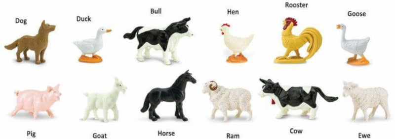 speelfigurenset Farm junior 12-delig