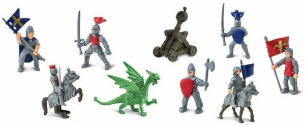 speelfigurenset Knights & Dragons junior 11-delig