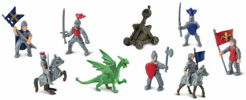 speelfigurenset Knights & Dragons junior 11-delig