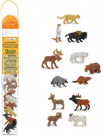 speelfigurenset North American Wildlife junior 12-delig