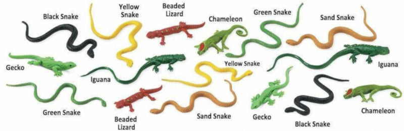 speelfigurenset Reptiles junior 16-delig
