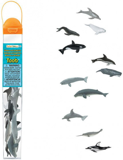 speelfigurenset Whales & Dolphins junior 11-delig
